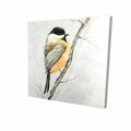 Begin Home Decor 16 x 16 in. Small Coal Tit-Print on Canvas 2080-1616-AN277